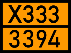 Gefahrentafel UN 3394